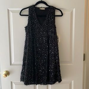 Sparkly Little Black Dress